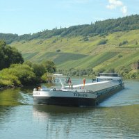 Schip op de Moezel